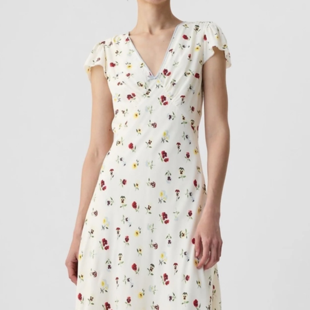 Doen X Gap Floral Long Dress, Size 14, Large/ Extra Large